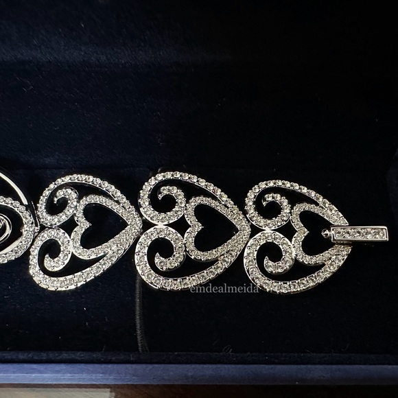 Swarovski 2006 Disney Cinderella Rhodium Plated Bracelet RARE 1514997 - Picture 5 of 10